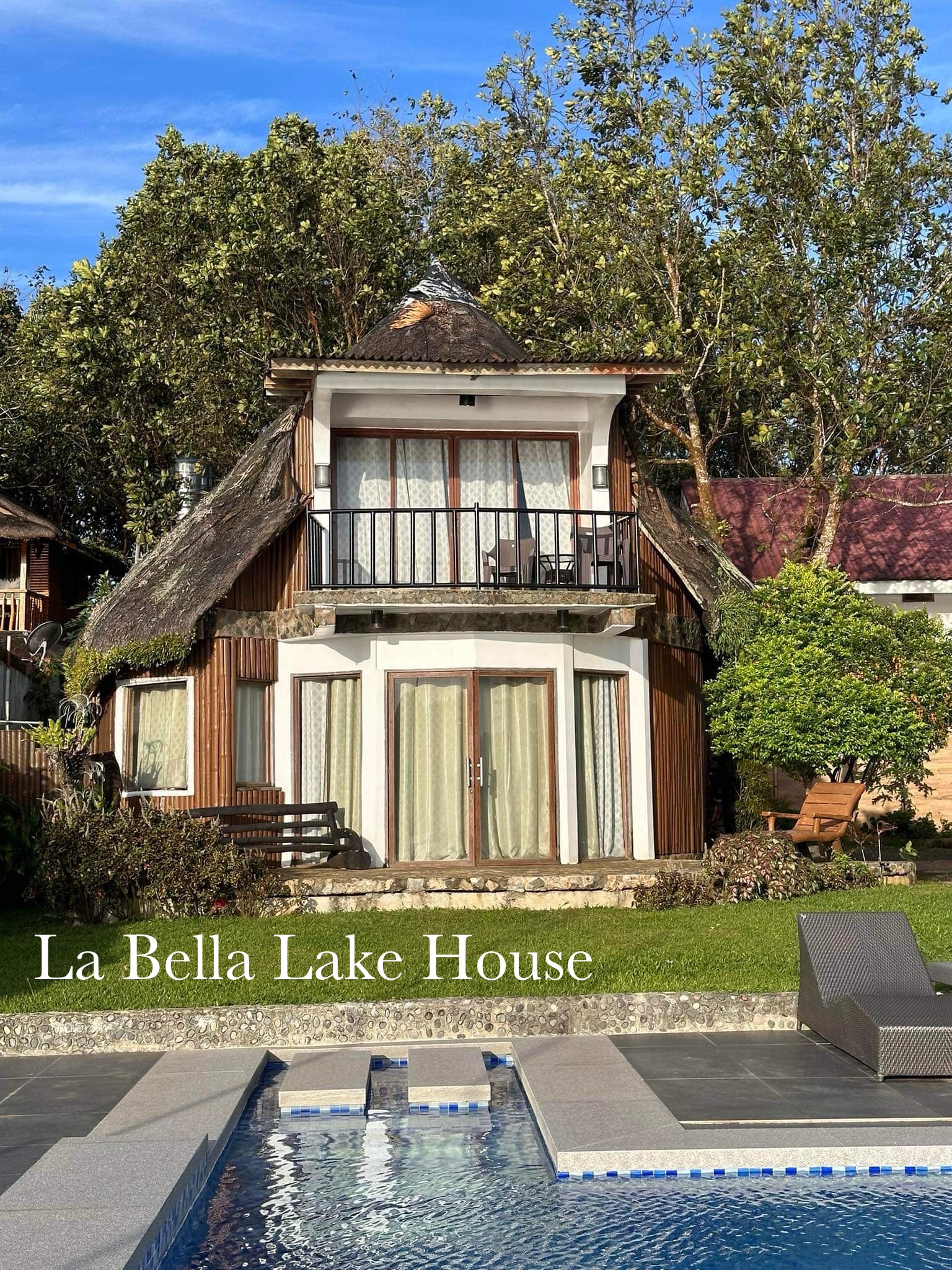 La Bella thatched-roof exterior